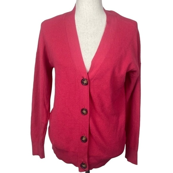 NWT Cyrus pink cardigan mauve pink size XS grampacore grandmacore - Picture 1 of 7